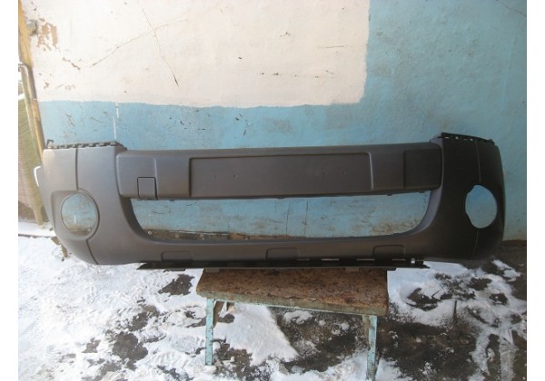 Бампер передній з отворами під ПТФ Partner, Berlingo, 08-15, 7401PW